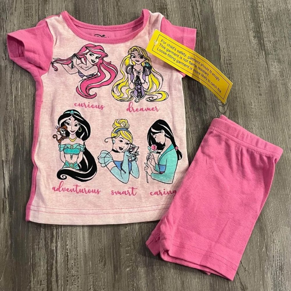 New Disney Princess Pajamas 18M